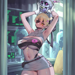 This is a pixiv picture whose title is OC.