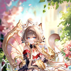 This is a pixiv picture whose title is Sandrone.