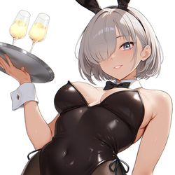 This is a pixiv picture whose title is 年末バニー佐紹さん.