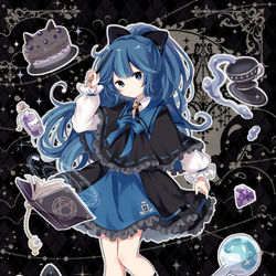 This is a pixiv picture whose title is 🧙🐈‍⬛ ✨.