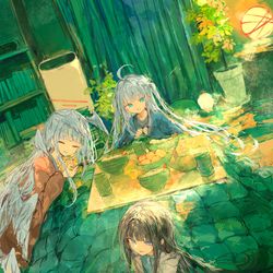 This is a pixiv picture whose title is 大晦日.