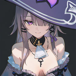 This is a pixiv picture whose title is 気になる...?.