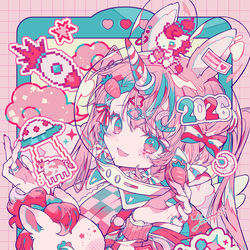 This is a pixiv picture whose title is 2026🐴.