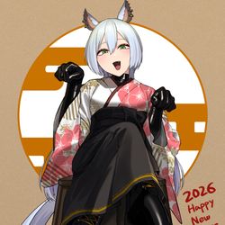 This is a pixiv picture whose title is あけおめ.