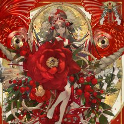 This is a pixiv picture whose title is 麗煌韶春-根の国底の果て-.