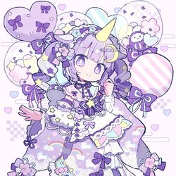 This is a pixiv picture whose title is メリーゴーランドちゃん🎠.