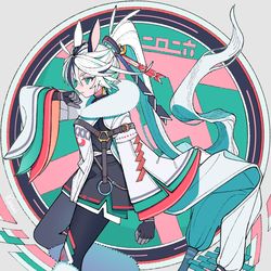 This is a pixiv picture whose title is 2026.