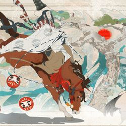 This is a pixiv picture whose title is 2026.