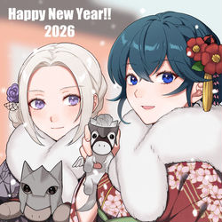 This is a pixiv picture whose title is 明けましておめでとうございます！.