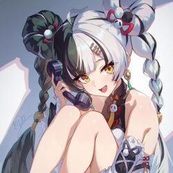 This is a pixiv picture whose title is 客服小琉.