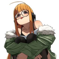 This is a pixiv picture whose title is 双葉.