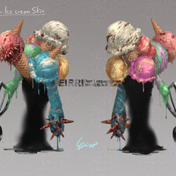 This is a pixiv picture whose title is アイスクリームドレッジ.