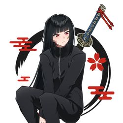 This is a pixiv picture whose title is 거미집 사춘기 료슈.