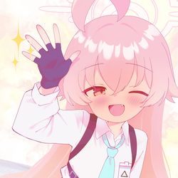 This is a pixiv picture whose title is ホシノ誕生日.