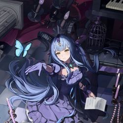 This is a pixiv picture whose title is 丰川祥子.