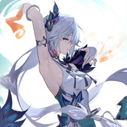 This is a pixiv picture whose title is 爻光将軍.