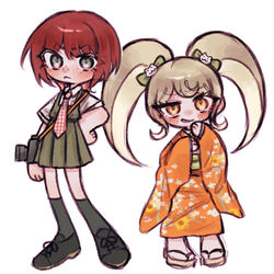 This is a pixiv picture whose title is ダンロン2.