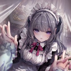 This is a pixiv picture whose title is 「おはようございます♪」.