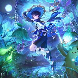 This is a pixiv picture whose title is 旅路.