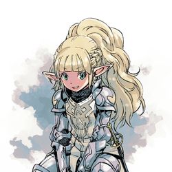 This is a pixiv picture whose title is レディー・エルモン.