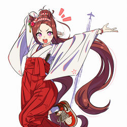 This is a pixiv picture whose title is 新年初バク.