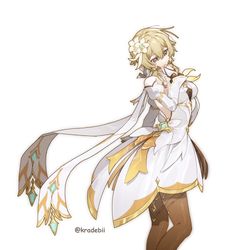 This is a pixiv picture whose title is 原神/GenshinImpact - Lumine.