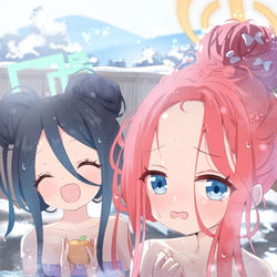 This is a pixiv picture whose title is 冬至の日.