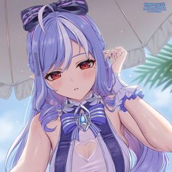 This is a pixiv picture whose title is ビビアン水着.