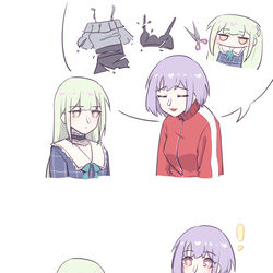 This is a pixiv picture whose title is 新しい服.