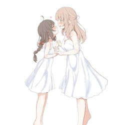 This is a pixiv picture whose title is おねろりゆり💕.