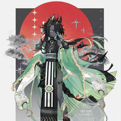 This is a pixiv picture whose title is 2026.