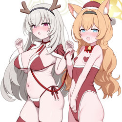 This is a pixiv picture whose title is サクラコ&マリー.