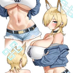 This is a pixiv picture whose title is Kanna (wolf cut).