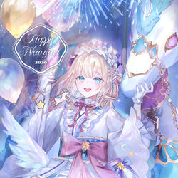 This is a pixiv picture whose title is 2026.