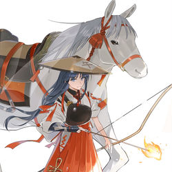 This is a pixiv picture whose title is 午年⛩️.