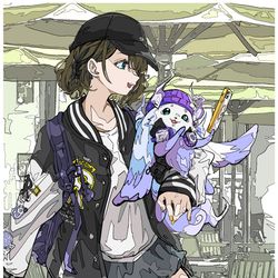 This is a pixiv picture whose title is 🌈🕒絵.