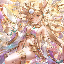 This is a pixiv picture whose title is さんすま！三国大戦スマッシュ！ _アマテラス【天空の多面鏡】.