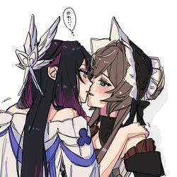 This is a pixiv picture whose title is 原神百合log.