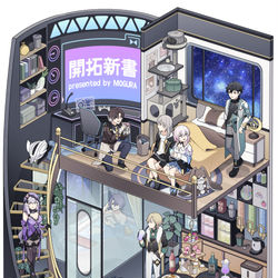 This is a pixiv picture whose title is 【新刊】開拓新書.