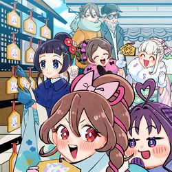 This is a pixiv picture whose title is 初詣🎵.