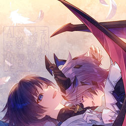 This is a pixiv picture whose title is 【 君が生まれ落ちた日は、僕が君に出逢うための始まり 】.