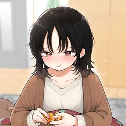 This is a pixiv picture whose title is 🍊.