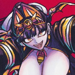 This is a pixiv picture whose title is 「どうして逃げるんですかぁ？」.