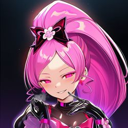 This is a pixiv picture whose title is ダークブロッサム.