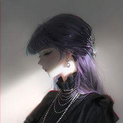 This is a pixiv picture whose title is Fern. Portrait.