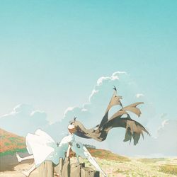 This is a pixiv picture whose title is 天国の色.