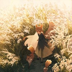 This is a pixiv picture whose title is 芒.