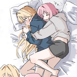 This is a pixiv picture whose title is まいれな同棲.