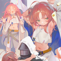 This is a pixiv picture whose title is Arknights Myrtle! Cute!!!!.