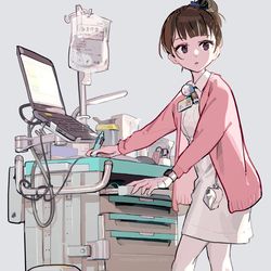 This is a pixiv picture whose title is 護理師 / 看護師.